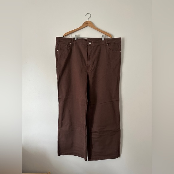 h&m brown denim jeans. - Picture 3 of 4